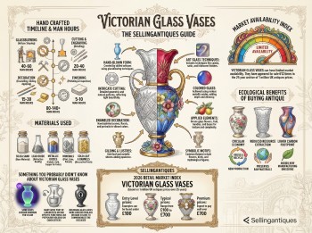 Victorian Glass Vases Guide Infographic