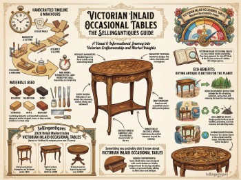 Victorian Inlaid Occasional Tables Guide Infographic