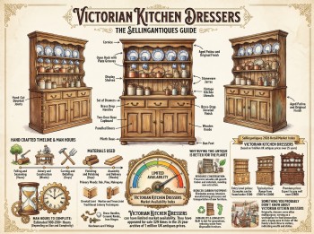 Victorian Kitchen Dressers Guide Infographic