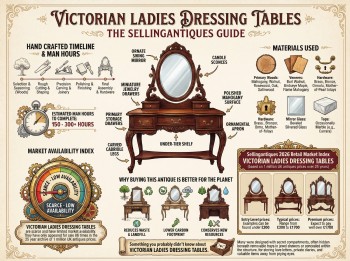 Victorian Ladies Dressing Tables Guide Infographic