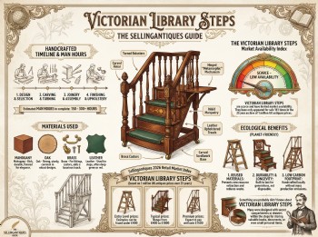 Victorian Library Steps Guide Infographic