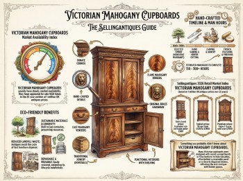 Victorian Mahogany Cupboards Guide Infographic