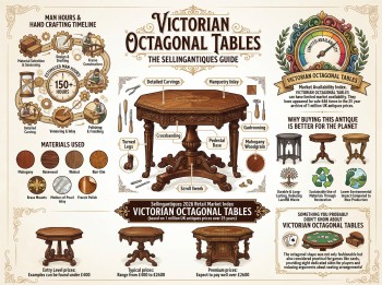 Victorian Octagonal Tables Guide Infographic