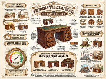 Victorian Pedestal Desks Guide Infographic