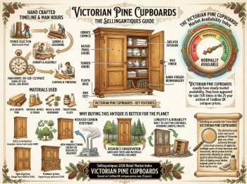 Victorian Pine Cupboards Guide Infographic