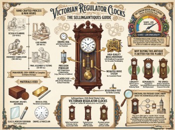 Victorian Regulator Clocks Guide Infographic