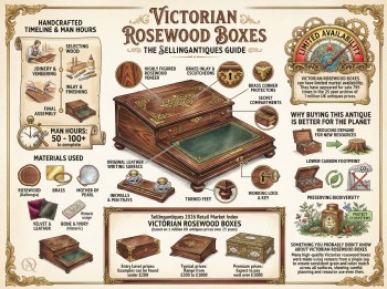 Victorian Rosewood Boxes Guide Infographic