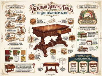 Victorian Serving Tables Guide Infographic