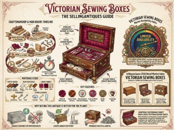 Victorian Sewing Boxes Guide Infographic