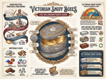 Victorian Snuff Boxes Guide Infographic
