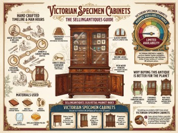 Victorian Specimen Cabinets Guide Infographic