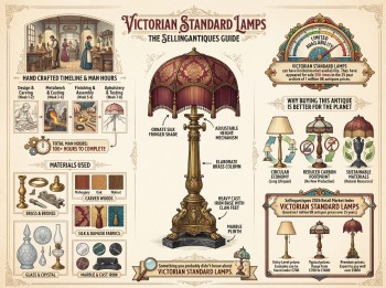 Victorian Standard Lamps Guide Infographic