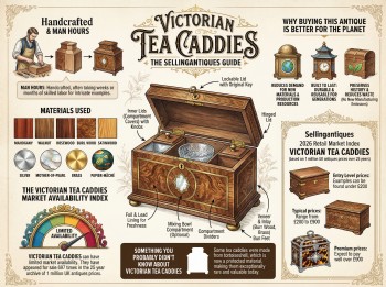 Victorian Tea Caddies Guide Infographic