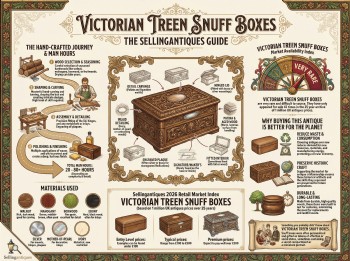 Victorian Treen Snuff Boxes from 1 Shops