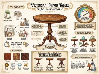 Victorian Tripod Tables Guide Infographic