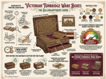 Victorian Tunbridge Ware Boxes Guide Infographic