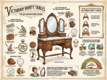 Victorian Vanity Tables Guide Infographic