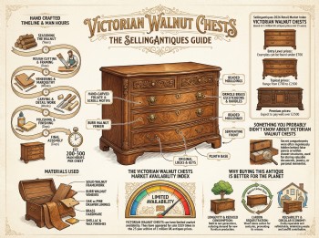 Victorian Walnut Chests Guide Infographic