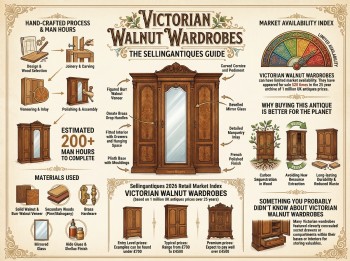 Victorian Walnut Wardrobes Guide Infographic