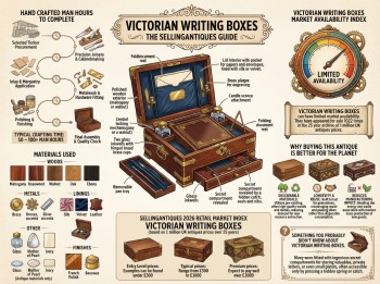 Victorian Writing Boxes Guide Infographic