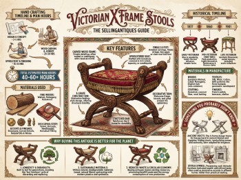 Victorian X Frame Stools Guide Infographic