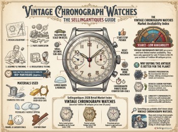 Vintage Chronograph Watches Guide Infographic