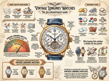 Vintage Longines Watches Guide Infographic