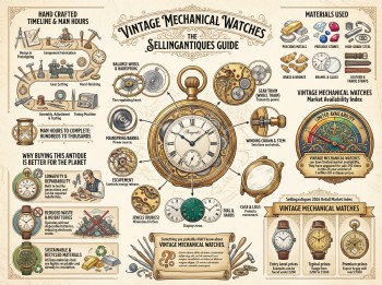 Vintage Mechanical Watches Guide Infographic