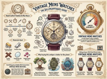 Vintage Mens Watches Guide Infographic