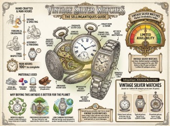 Vintage Silver Watches Guide Infographic