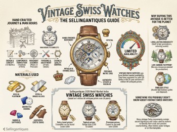 Vintage Swiss Watches Guide Infographic