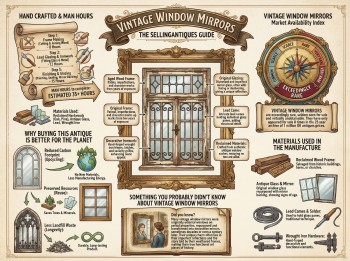 Vintage Window Mirrors Guide Infographic