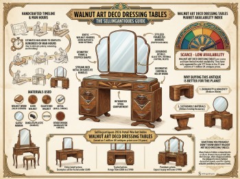 Walnut Art Deco Dressing Tables Guide Infographic