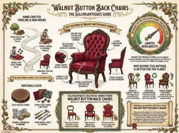 Walnut Button Back Chairs Guide Infographic