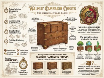 Walnut Campaign Chests Guide Infographic