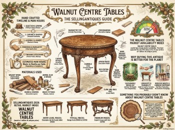 Walnut Centre Tables Guide Infographic