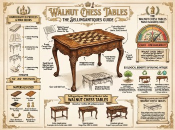 Walnut Chess Tables Guide Infographic