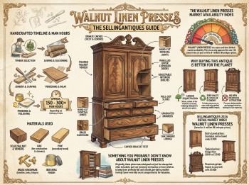 Walnut Linen Presses Guide Infographic