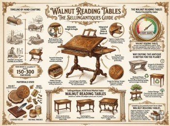 Walnut Reading Tables Guide Infographic