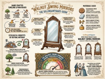 Walnut Swing Mirrors Guide Infographic