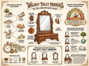 Walnut Toilet Mirrors Guide Infographic