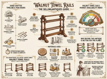 Walnut Towel Rails Guide Infographic