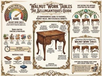 Walnut Work Tables Guide Infographic