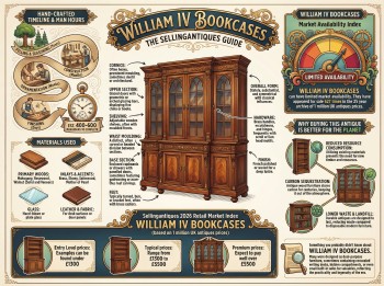 William Iv Bookcases Guide Infographic