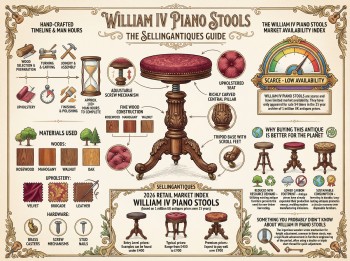 William Iv Piano Stools Guide Infographic