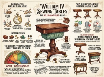 William Iv Sewing Tables Guide Infographic