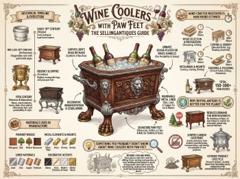 Wine Coolers With Paw Feet Guide Infographic