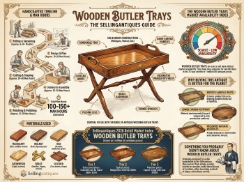 Wooden Butler Trays Guide Infographic
