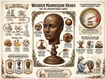 Wooden Mannequin Heads Guide Infographic
