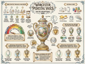 Worcester Pedestal Vases Guide Infographic